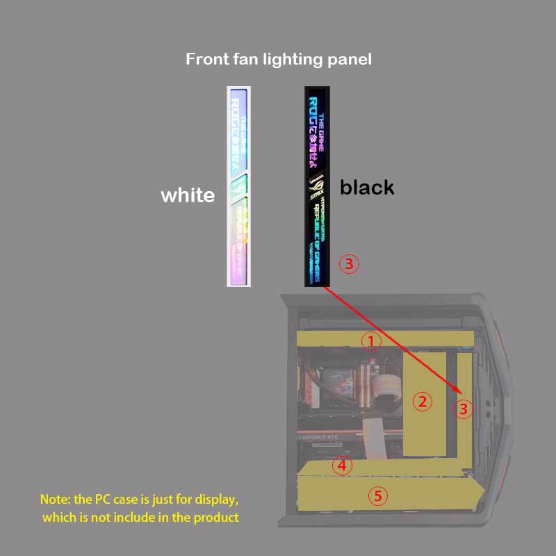 Holy Stone Drone Hs440 - Lasergravur-ARGB-Beleuchtungspaneele für HYPERION GR701 Chassis AURA