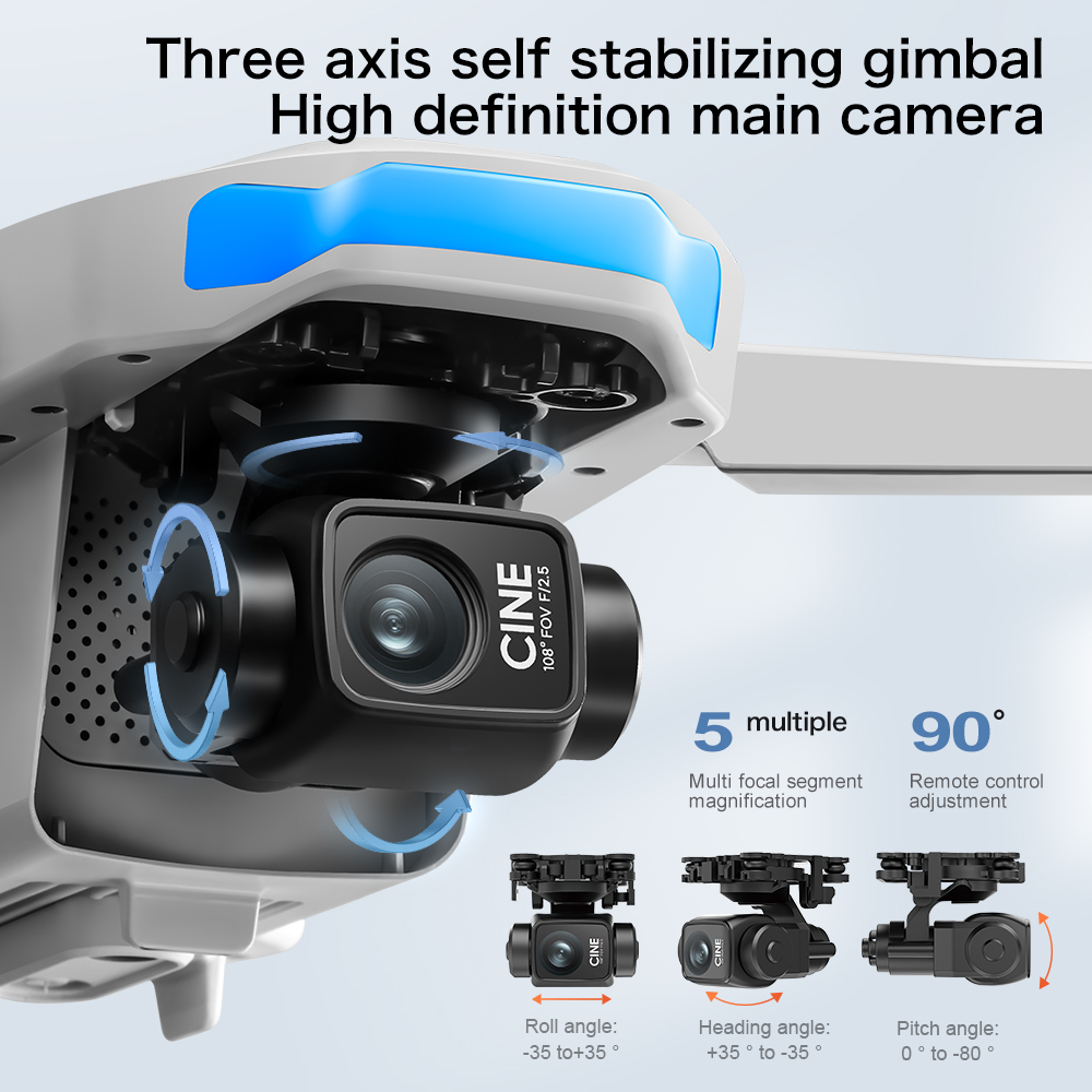S-X1 Mini-Drohne 8K Profession – Drone Gimbal 3 Axis Bewertung und Preis
